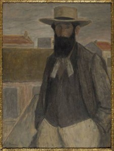 Rippl Rónai József: Aristide Maillol portréja, 1899.