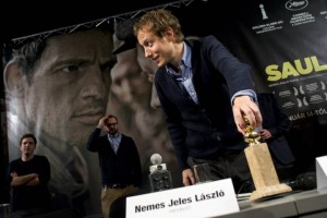 Nemes-Jeles László a Golden Globe-díjjal