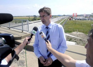 Völner Pál az autópályán