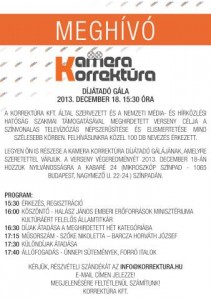 Kamera Korrektúra 2013