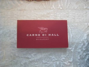Carne di Hall Budapest