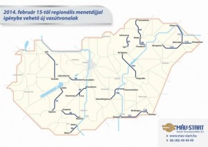 Újabb regionális tarifák