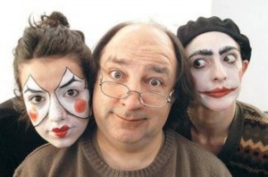 Rajnai László művésztársaival