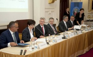 Az MTA és az AUDI megállapodásának aláírói