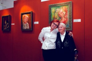 Tétényi Éva és édesanyja