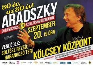 Aradszky László 80 éve