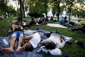 Migránsok Budapesten