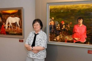 Kákonyi Csilla a megnyitón