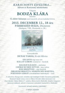 Bodza Klára plakátja