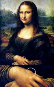 Mona Lisa kézfeje