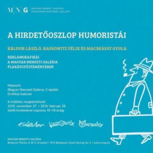 Humoristák hirdetőoszlopokon
