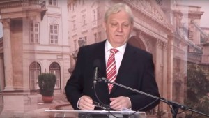 Tarlós István a Sajtóközpontban