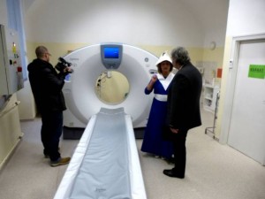 Gépbemutató a Rókus Kórházban