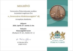 Díjátadási meghívás