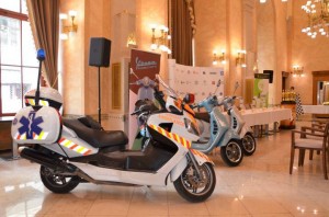 Mentőmotor a Vespák útján