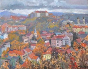 Ungvár 2013 80x100 cm olaj vászon