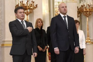 Tasó László és Homolya Róbert kinevezési eskütétele