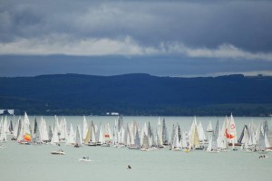 Vitorlások a Balatonon