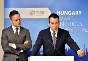 Szijjártó Péter és Ésik Róbert