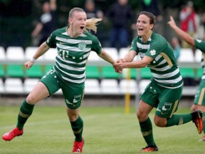 A győztes gól ünneplése