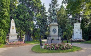 Beethoven, Schubert és Mozart síremlékei